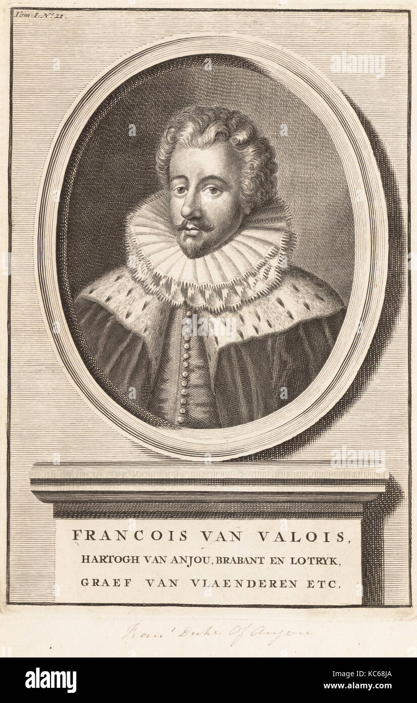 La Joyeuse & magnifique Entrée de Monseigneur François, Fils de France, et Frere Einzigartige du Roy, ..., Duc De Brabant Stockfoto