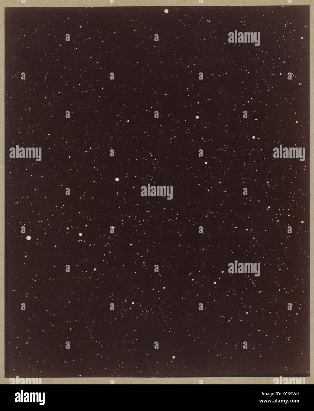 Ein Abschnitt des Sternbild Schwan (13. August 1885), Paul Henry, 1885 Stockfoto
