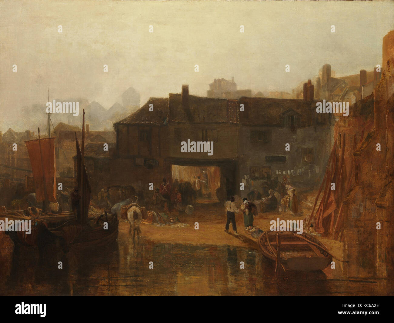 Saltash mit dem Wasser, Fähre, Cornwall, Joseph Mallord William Turner, 1811 Stockfoto