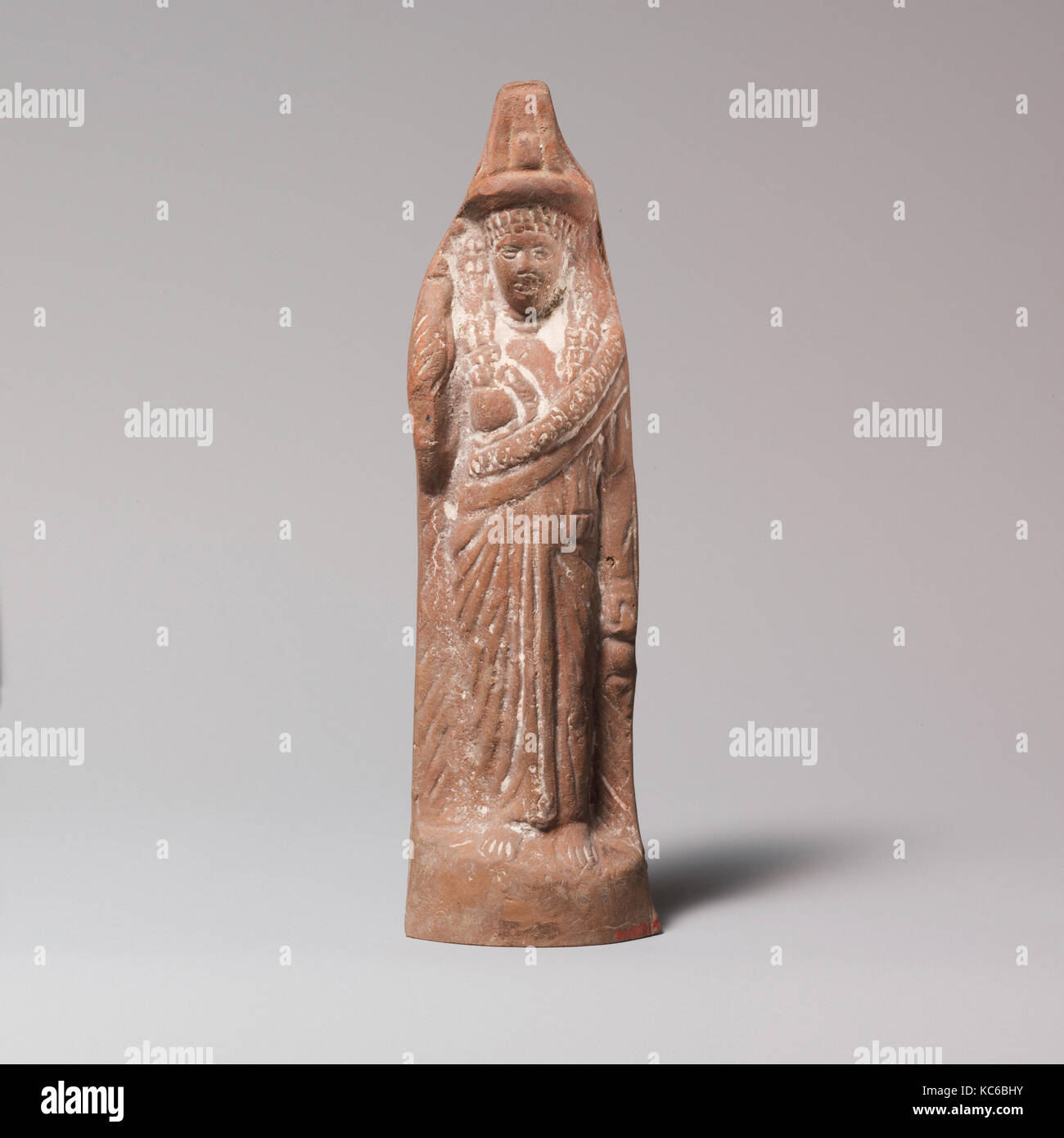 Terrakotta Statuette der Isis oder ein Anhänger von ihren Kult, Ca. 2. Jahrhundert A.D Stockfoto