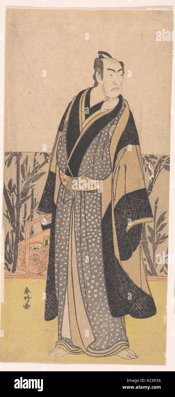 Der Schauspieler, Matsumoto koshiro ich 1674 - 1730 in einem unbekannten Rolle, Katsukawa Shunkō Stockfoto