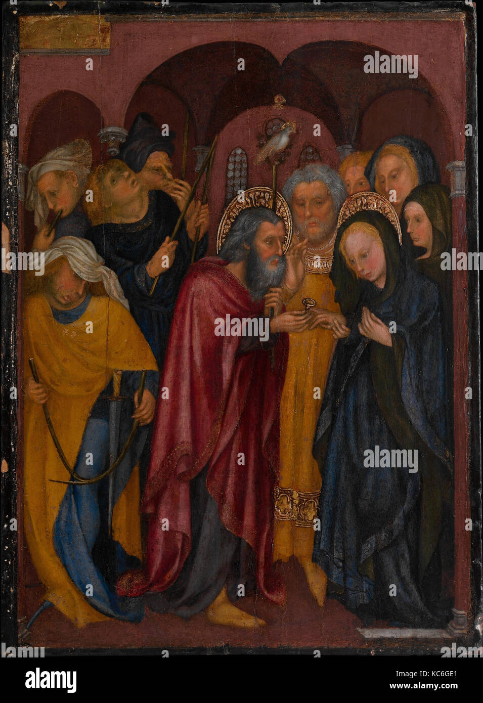 Die Ehe der Jungfrau, Michelino da Besozzo, Ca. 1430 Stockfoto