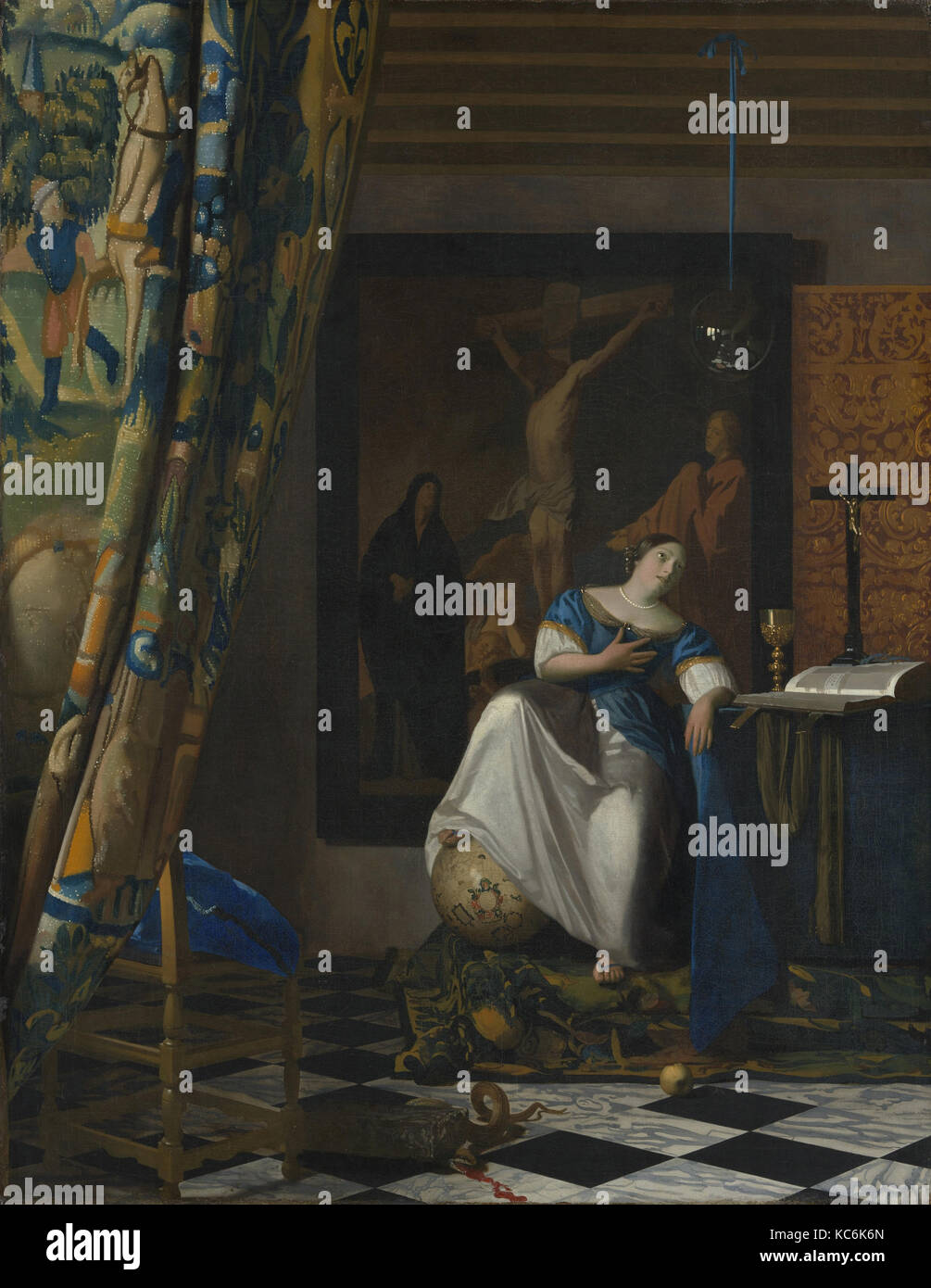 Allegorie des katholischen Glaubens, Johannes Vermeer, Ca. 1670 - 72 Stockfoto
