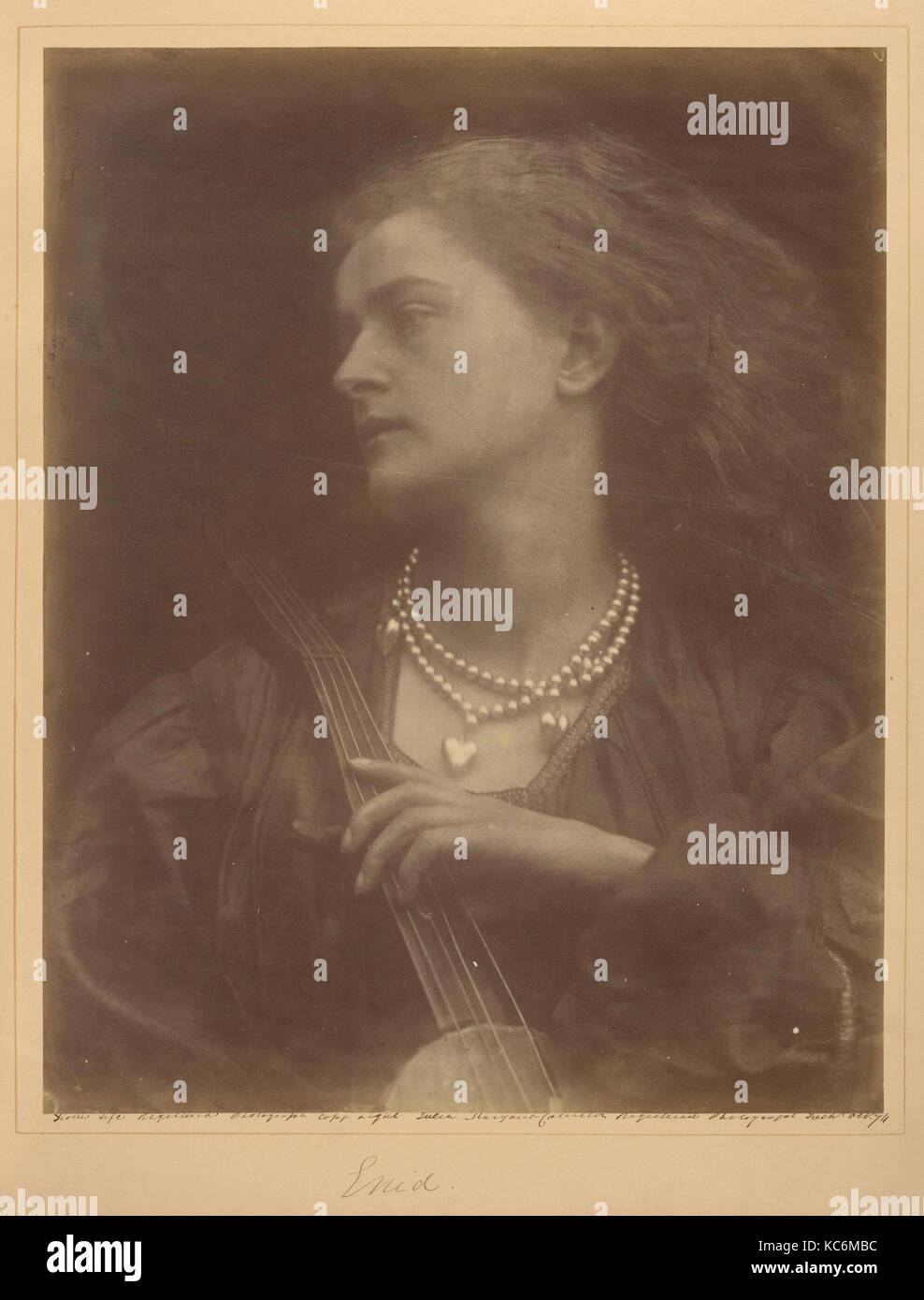 Und Enid Sang, Julia Margaret Cameron, September 1874 Stockfoto
