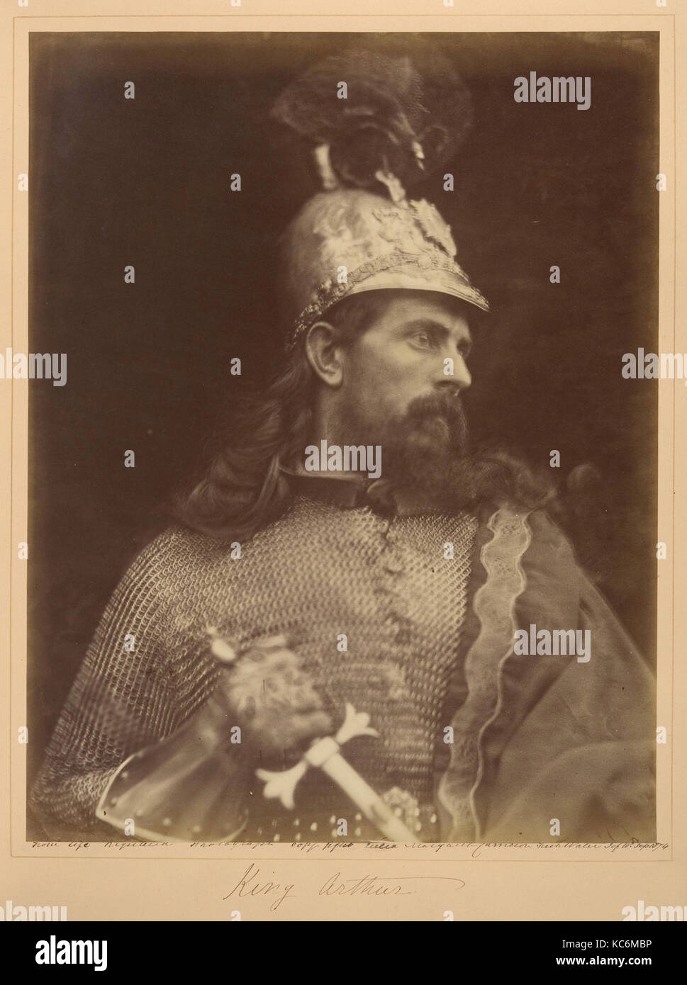 King Arthur, Julia Margaret Cameron, September 1874 Stockfoto