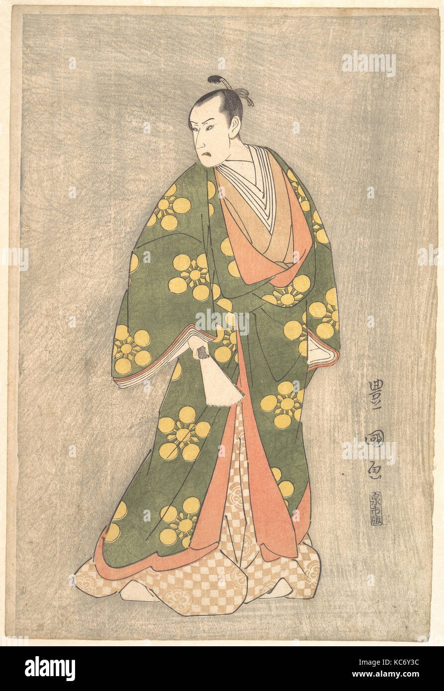 Bandō Hikosaburō III in der Rolle des Sugawara no Michizane, Utagawa Toyokuni I Ca. 1796 Stockfoto