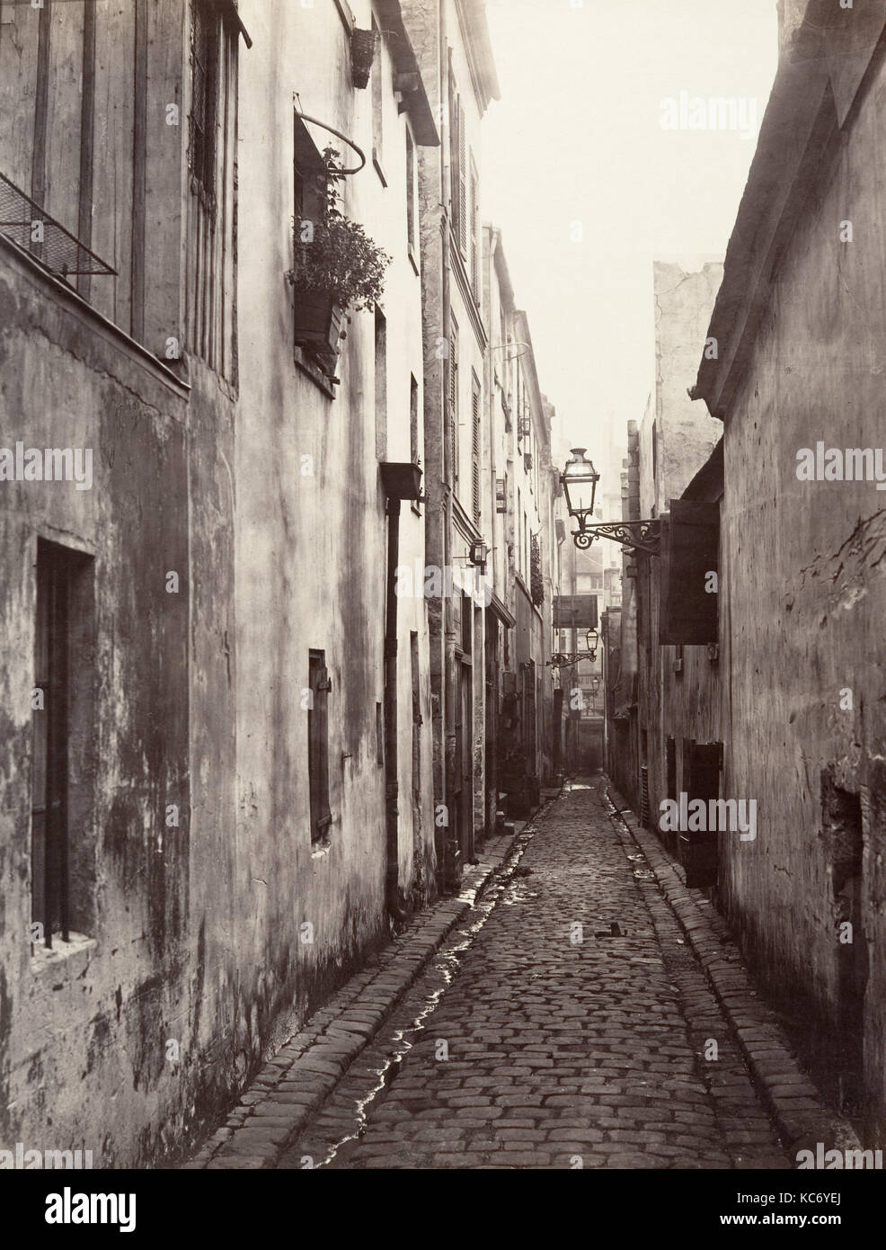 Sackgasse Briare (de la Cité Coquenard), Charles Marville, 1860 s Stockfoto