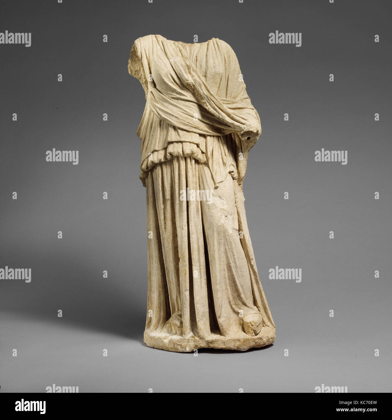 Kalkstein Statue von Hera oder Demeter (?), Ca. 330 - 200 v. Chr. Stockfoto