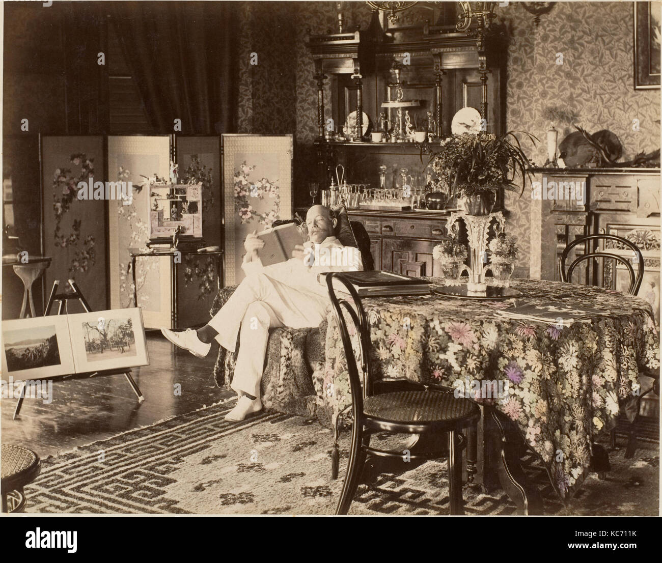 Home aus dem Orient, 1880 s - 90 s, Eiweißstoff silber Drucken, Fotos, Unbekannt (Amerikanische Stockfoto