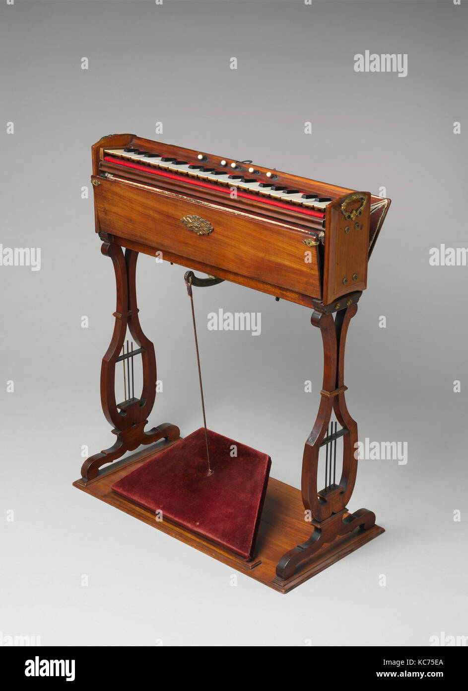 Reed Organ (Physharmonica), zurückzuführen auf Alexander-Fran çois Debain, Ca. 1860 Stockfoto