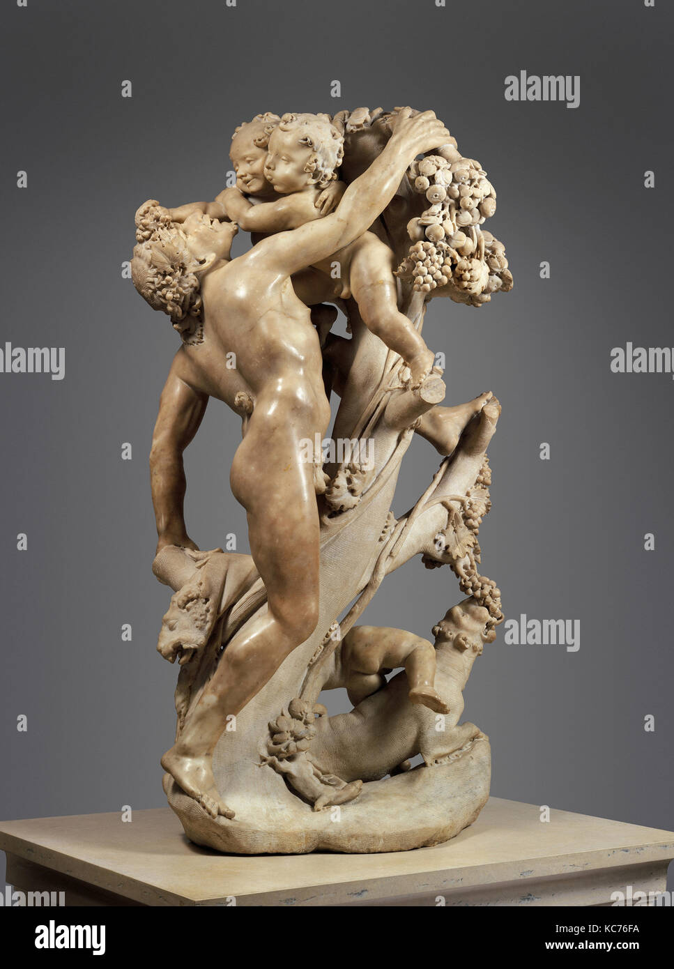 Bacchanal: ein Faun Neckte durch Kinder, Gian Lorenzo Bernini, Ca. 1616 - 17. Stockfoto
