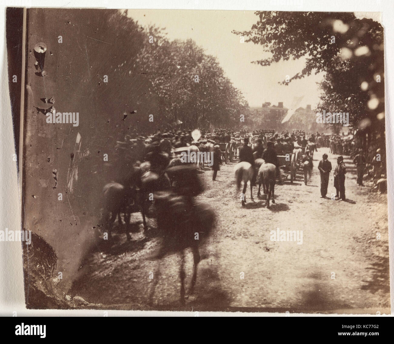 Grand Army Review, Pennsylvania Avenue, Washington, Alexander Gardner, vielleicht 23 oder 24, 1865 Stockfoto