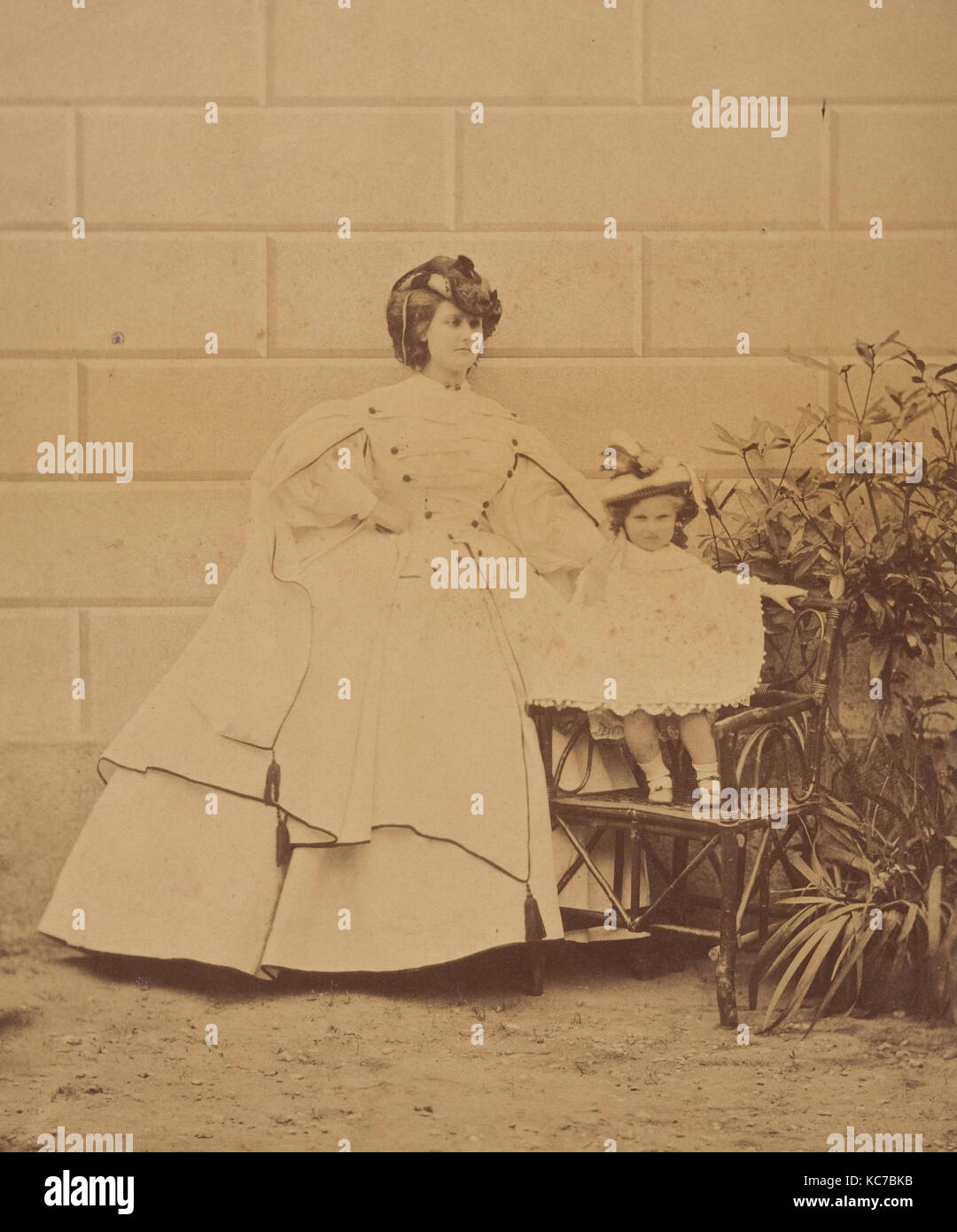 La Colombe et le Tigre, Pierre-Louis Pierson, 1860s Stockfoto