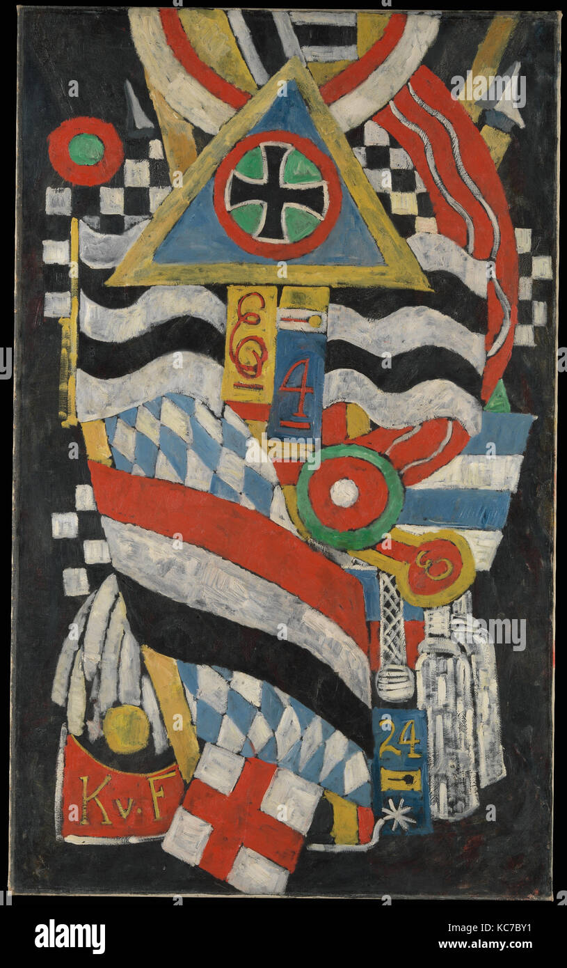 Porträt eines deutschen Offiziers, Marsden Hartley, 1914 Stockfoto