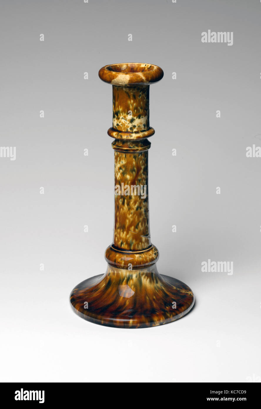 Leuchter, United States Pottery Company, 1849-58 Stockfoto