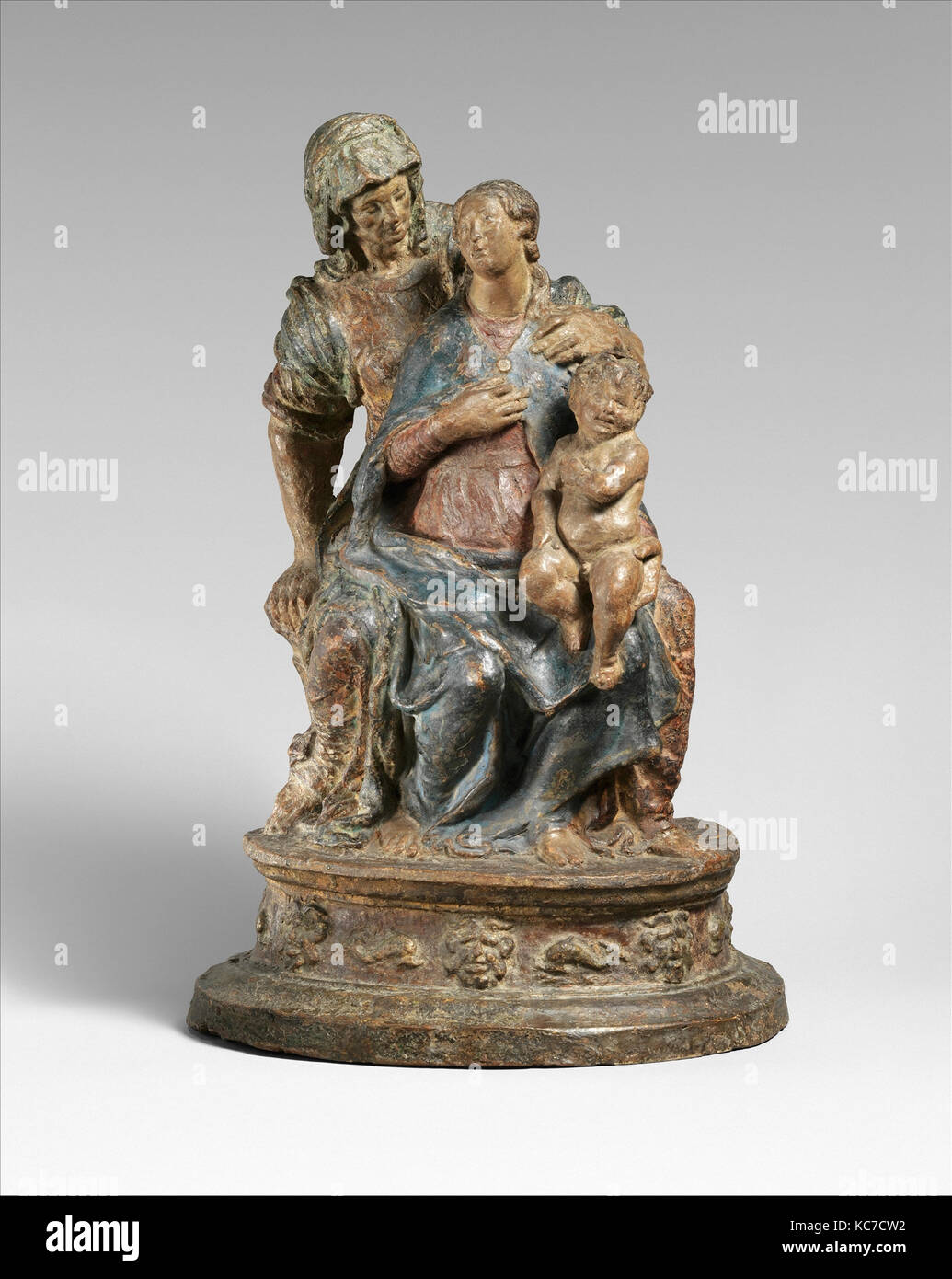 Die Jungfrau und Kind mit Saint Anne, Anfang des 16. Jahrhunderts Stockfoto