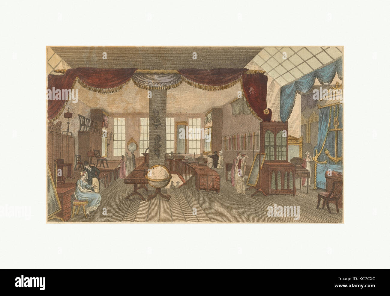 Das Repository von Kunst, Literatur, Handel, Hersteller, Moden, und Politik, 1. Reihe, Band 2, Juli - Dezember 1809 Stockfoto