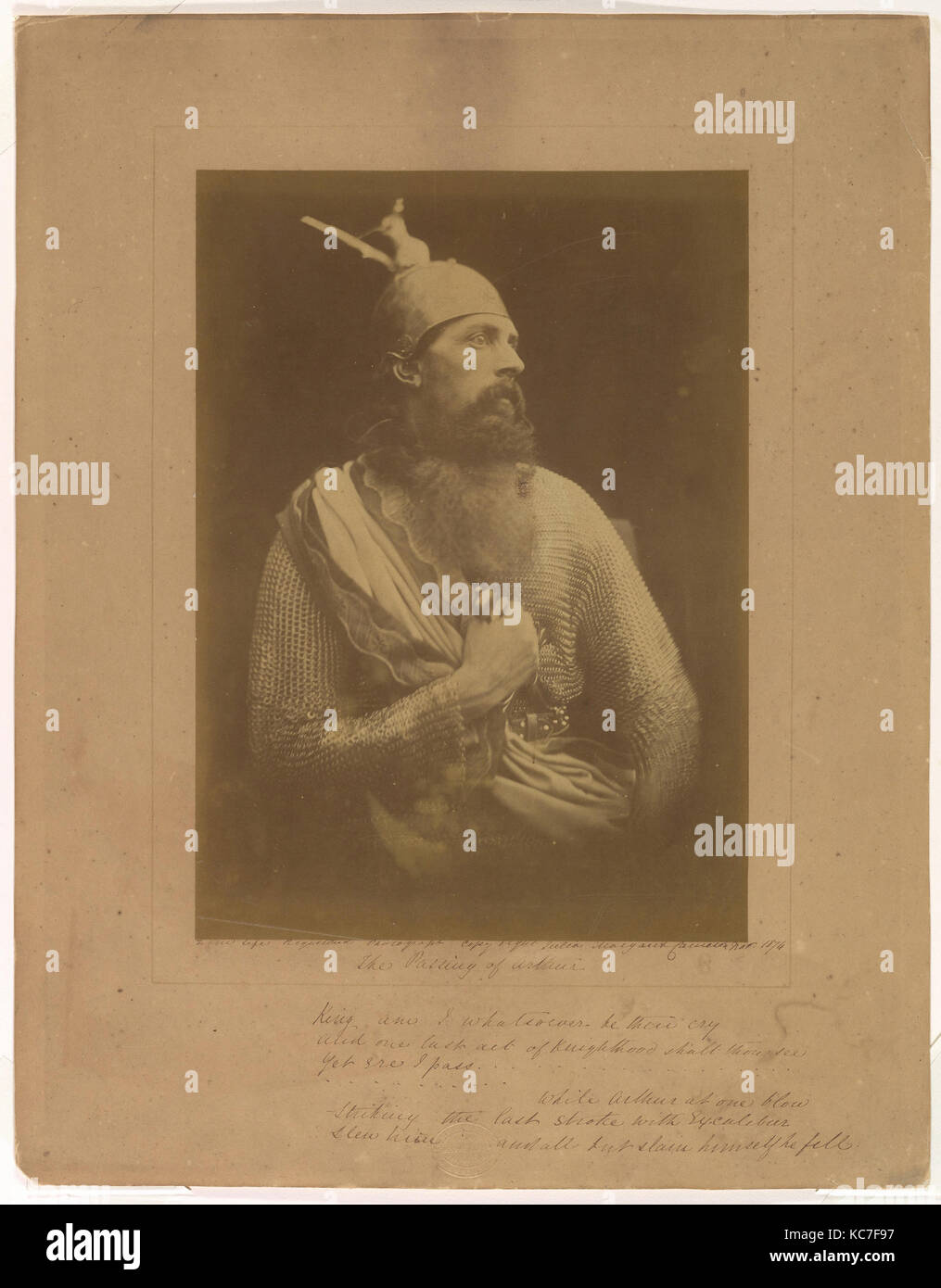 Die Weitergabe von Arthur, Julia Margaret Cameron, 1874 Stockfoto