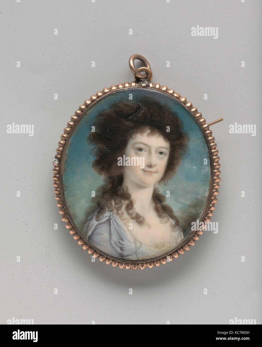 Frau James Bleecker (Elizabeth Girlande Bache), John Ramage, Ca. 1788 Stockfoto