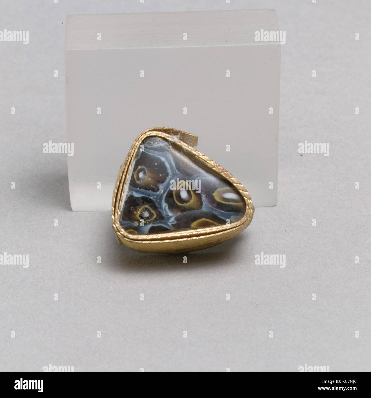 Glas Mosaik Fragment, späten ersten Jahrhundert v. Chr. - frühe 1. Jahrhundert A.D Stockfoto