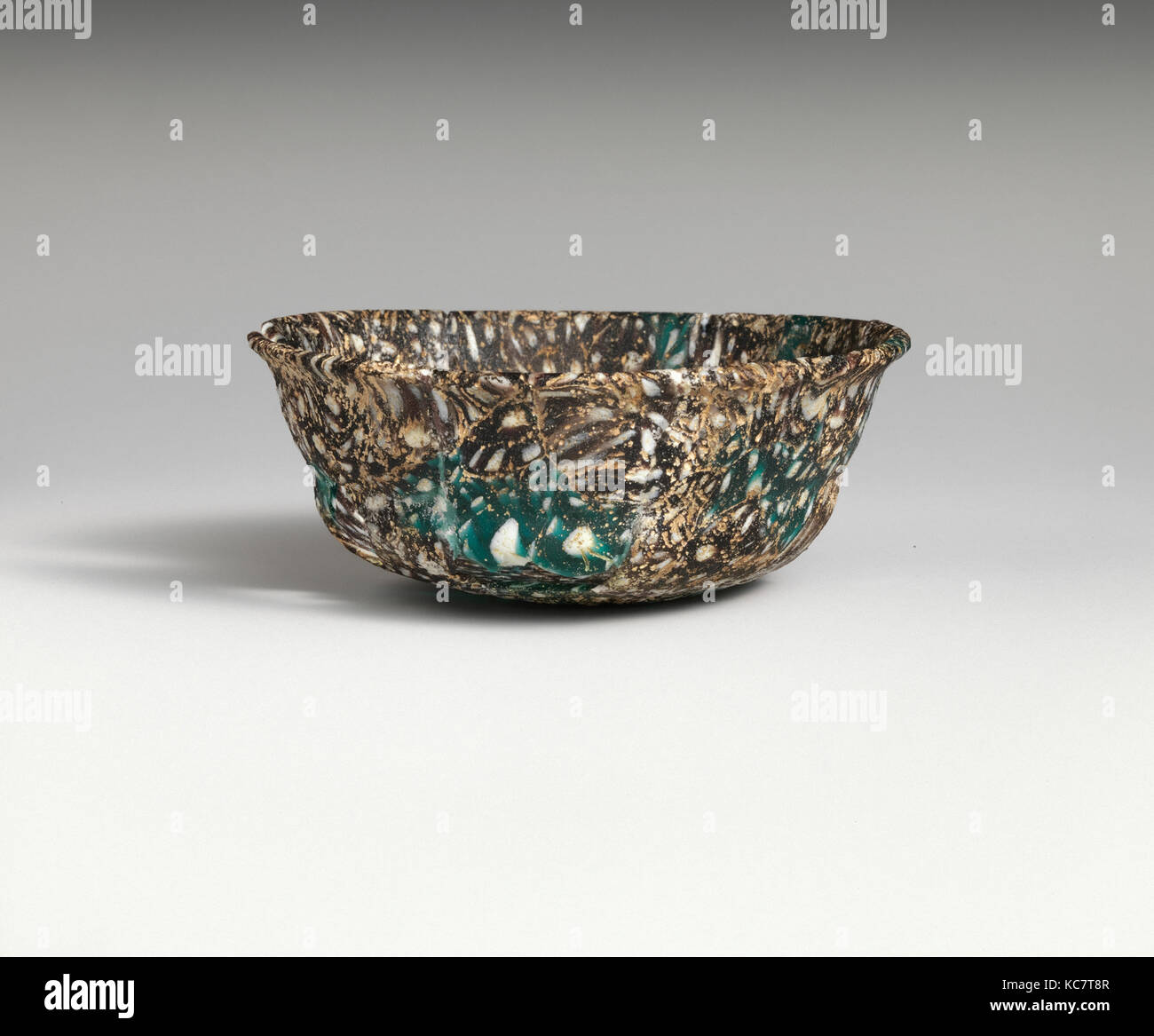 Mosaik Glas Schüssel, späten ersten Jahrhundert v. Chr. - frühe 1. Jahrhundert A.D Stockfoto