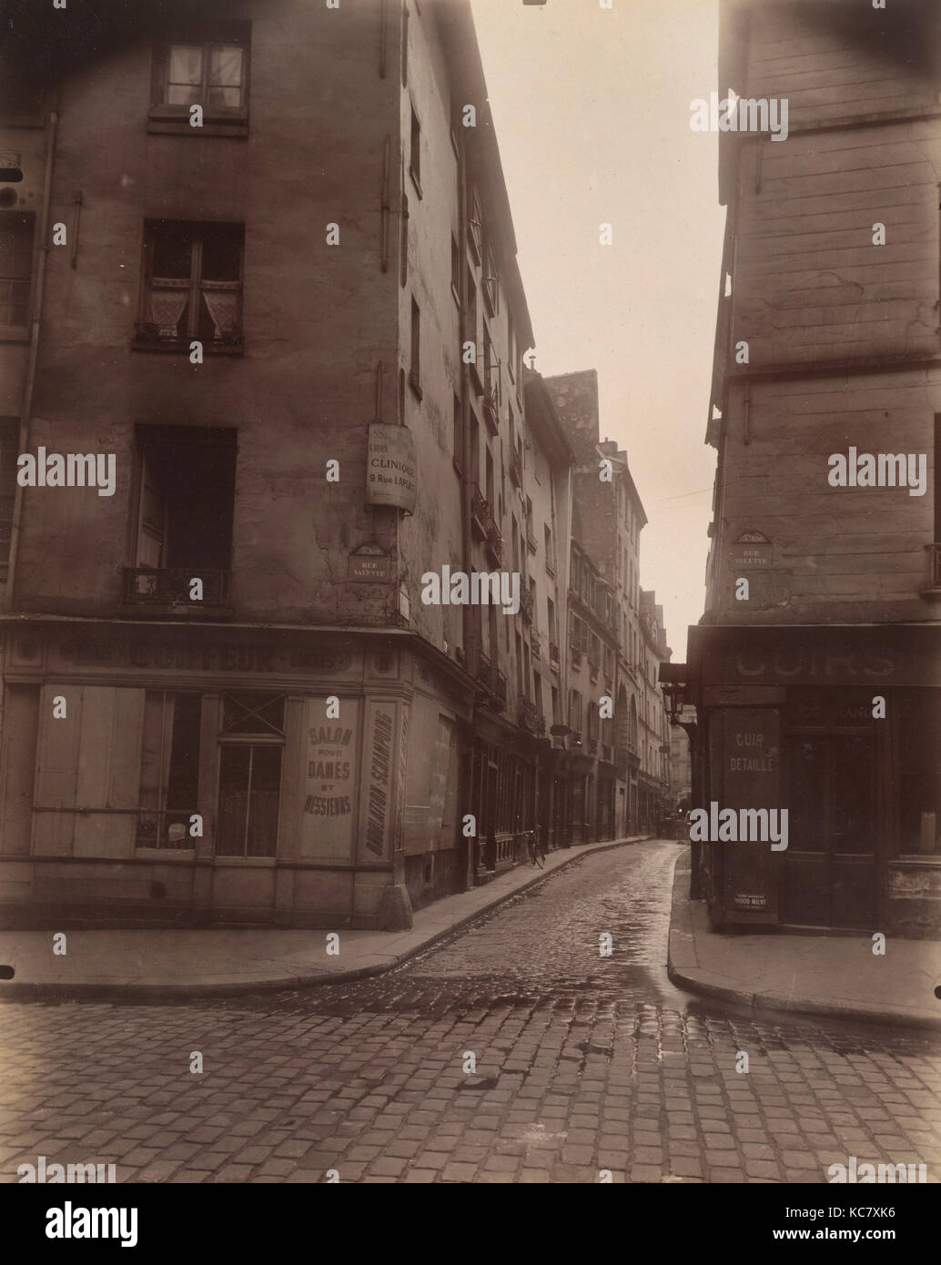 Rue Laplace und Rue Valette, Paris, Eugène Atget, 1926 Stockfoto