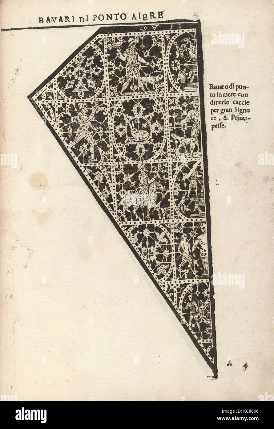Zeichnungen und Drucke, Bücher druckt Ornament & Architektur, Ornamento Nobile... Fatta da Lucretia Romana (Libro V des Corona Stockfoto