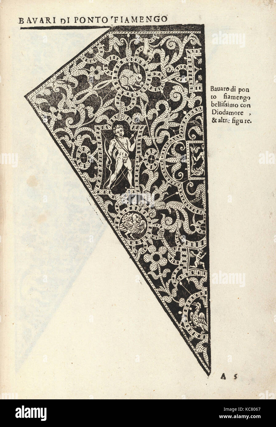Zeichnungen und Drucke, Bücher druckt Ornament & Architektur, Ornamento Nobile... Fatta da Lucretia Romana (Libro V des Corona Stockfoto
