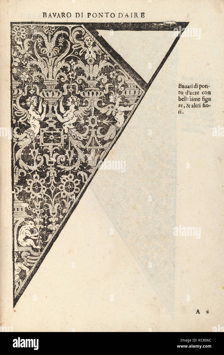 Zeichnungen und Drucke, Bücher druckt Ornament & Architektur, Ornamento Nobile... Fatta da Lucretia Romana (Libro V des Corona Stockfoto