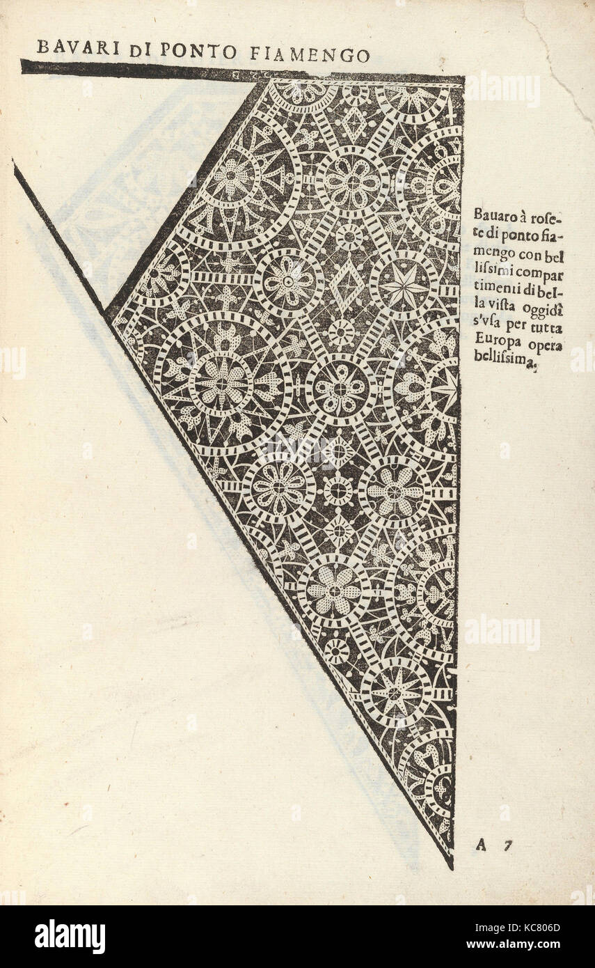 Zeichnungen und Drucke, Bücher druckt Ornament & Architektur, Ornamento Nobile... Fatta da Lucretia Romana (Libro V des Corona Stockfoto