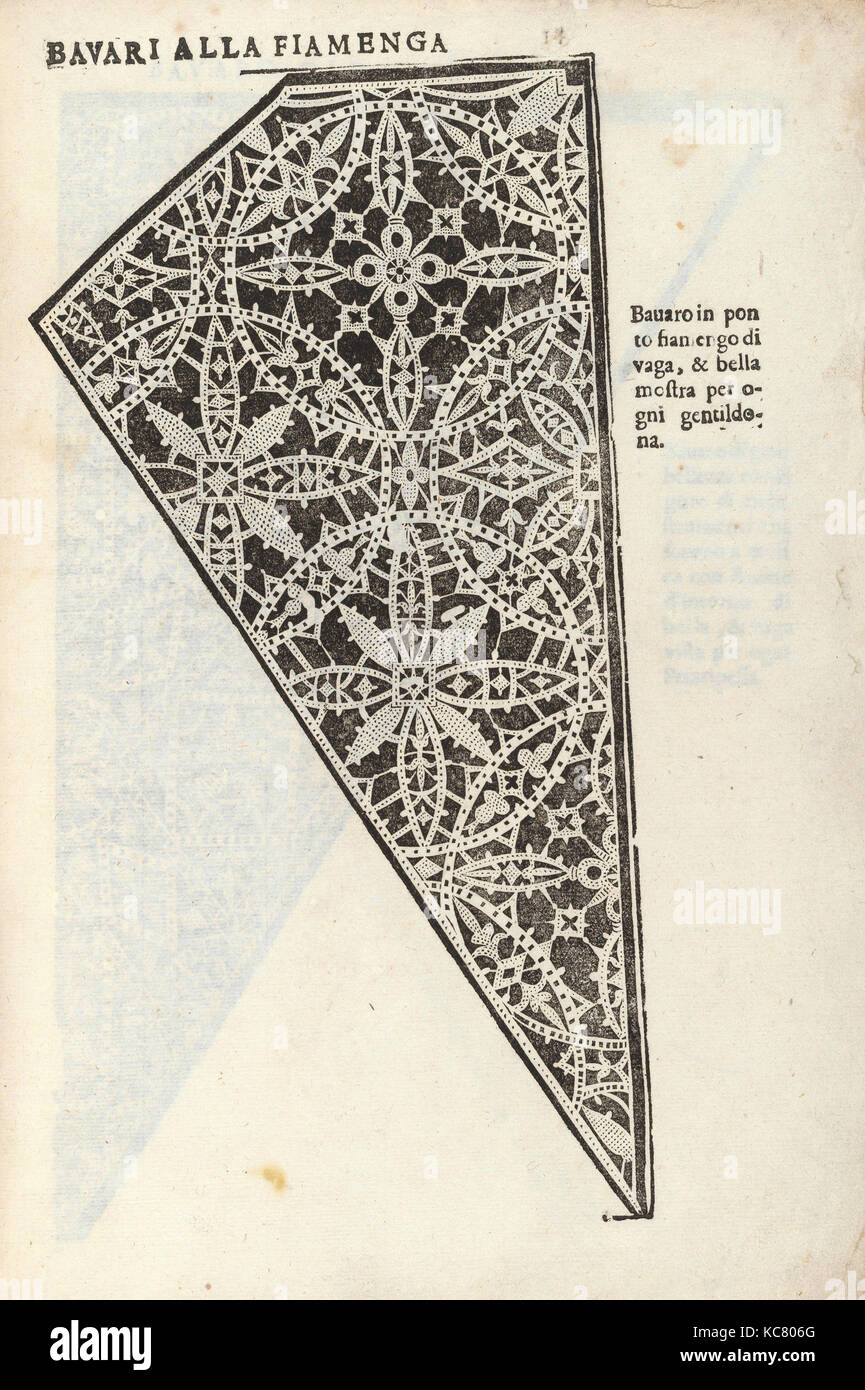 Ornamento Nobile... Fatta da Lucretia Romana (Libro V des Corona), Seite 10 (recto), 1620 Stockfoto