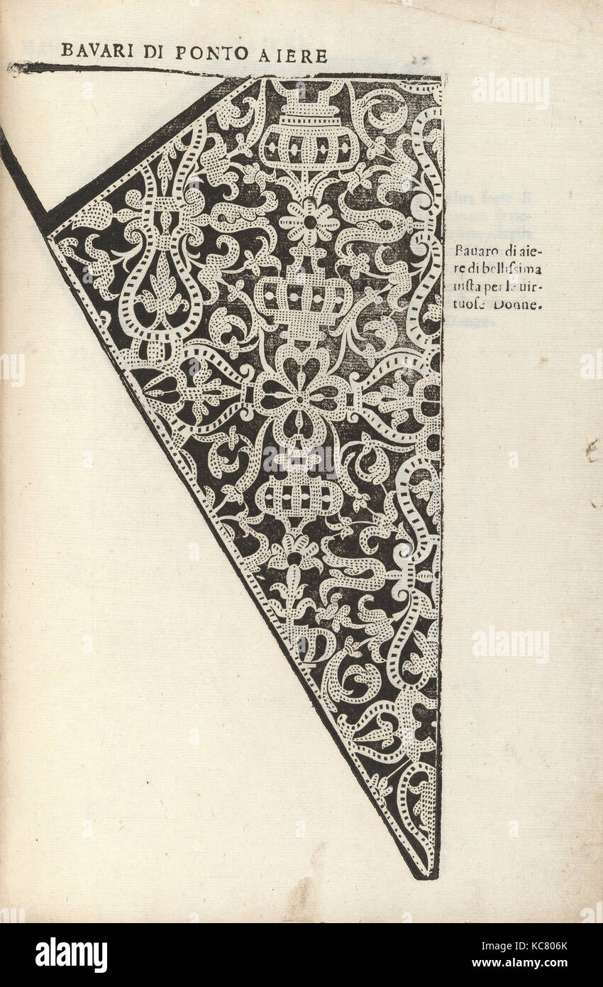 Ornamento Nobile... Fatta da Lucretia Romana (Libro V des Corona), Seite 13 (recto), 1620 Stockfoto