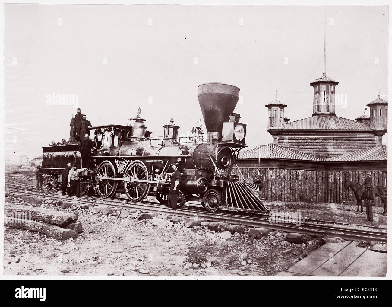 Lok #133, U.S. M.R.R., Andrew Joseph Russell, 1861-65 Stockfoto