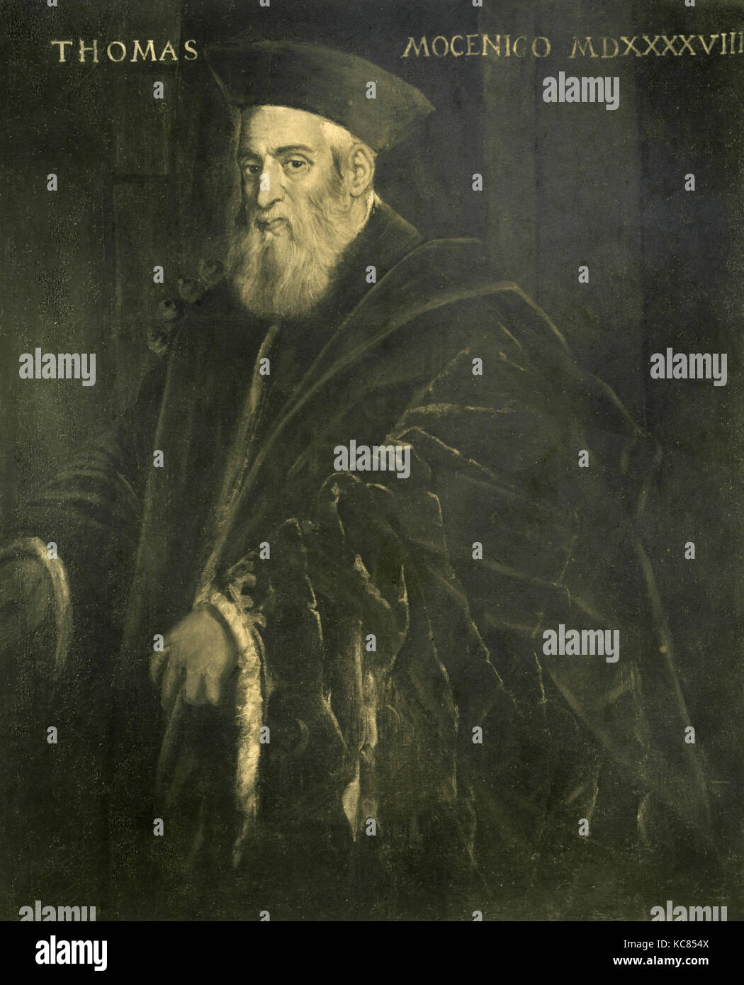 Porträt des Tommaso Mocenigo, Gemälde von Jacopo Robusti Tintoretto aka