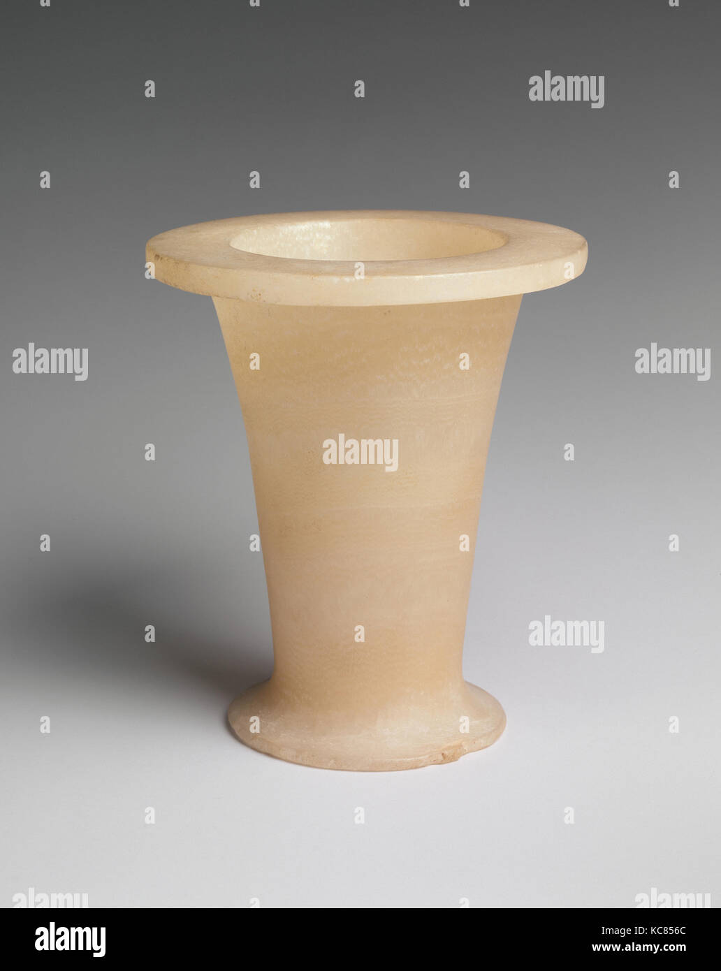 Salbe Jar, Neues Reich, 18. Dynastie, Anfang, Ca. 1550 - 1458 v. Chr., aus Ägypten, Oberägypten, Theben, Asasif, Hof CC41, Pit Stockfoto