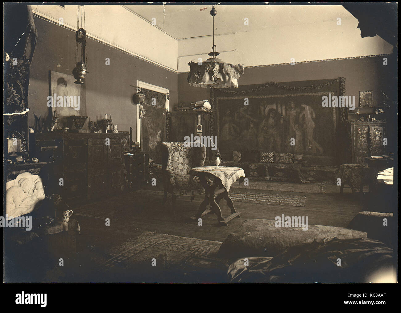 Das Studio, 1910 s, Platin drucken, Fotos, Frank Eugene (American, New York 1865 - 1936 München Stockfoto