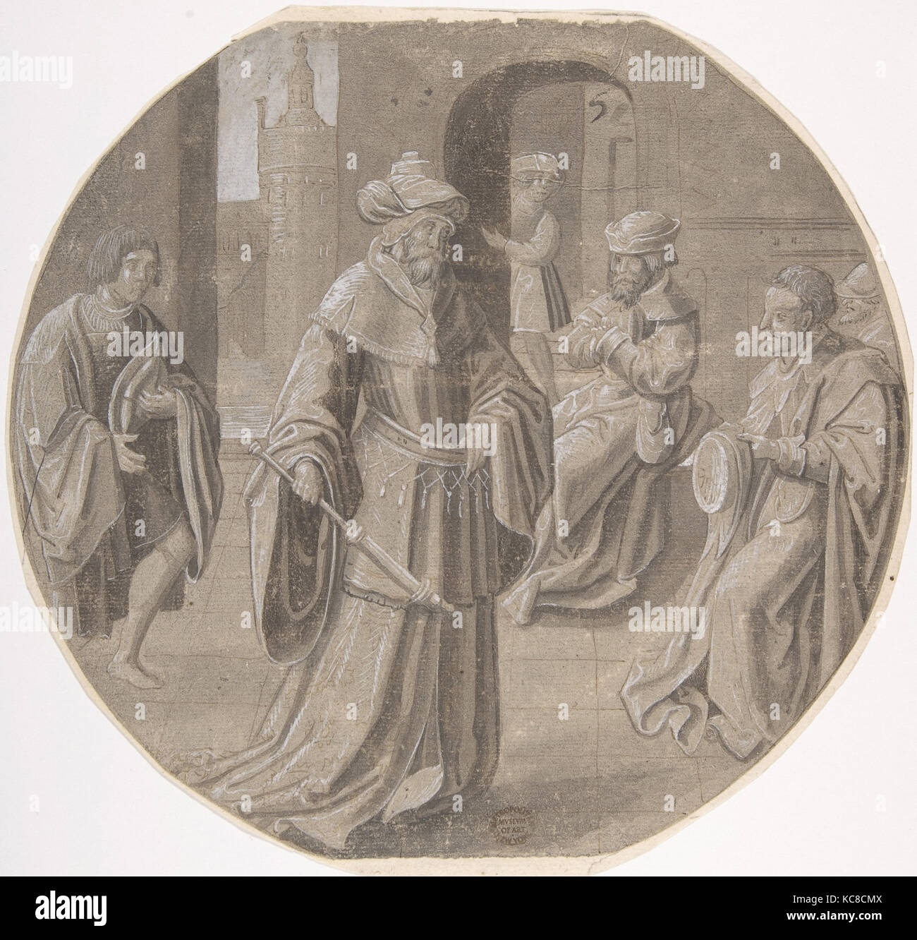 Herrlichkeit Mardochais, die? Kreis der Pseudo-Aert Ortkens, 16. - 16. Jahrhundert Stockfoto