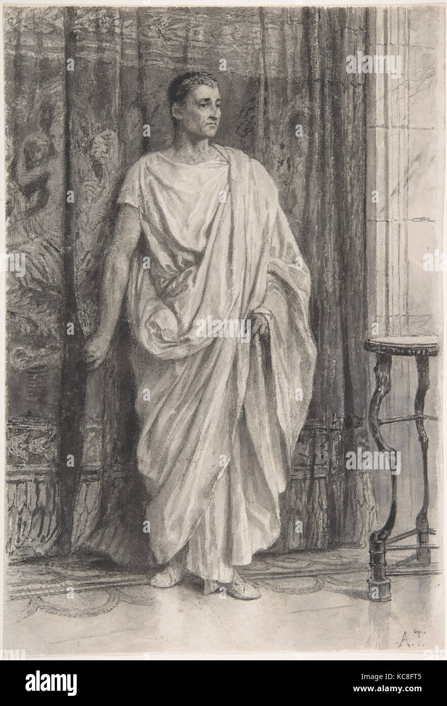 Ständigen Roman, zurückzuführen auf Sir Lawrence Alma-Tadema, Ende 1860 s - 70 s Stockfoto