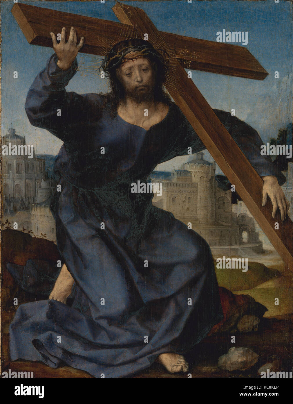Christus das Kreuz tragen und Jan Gossart, Ca. 1520 - 25. Stockfoto