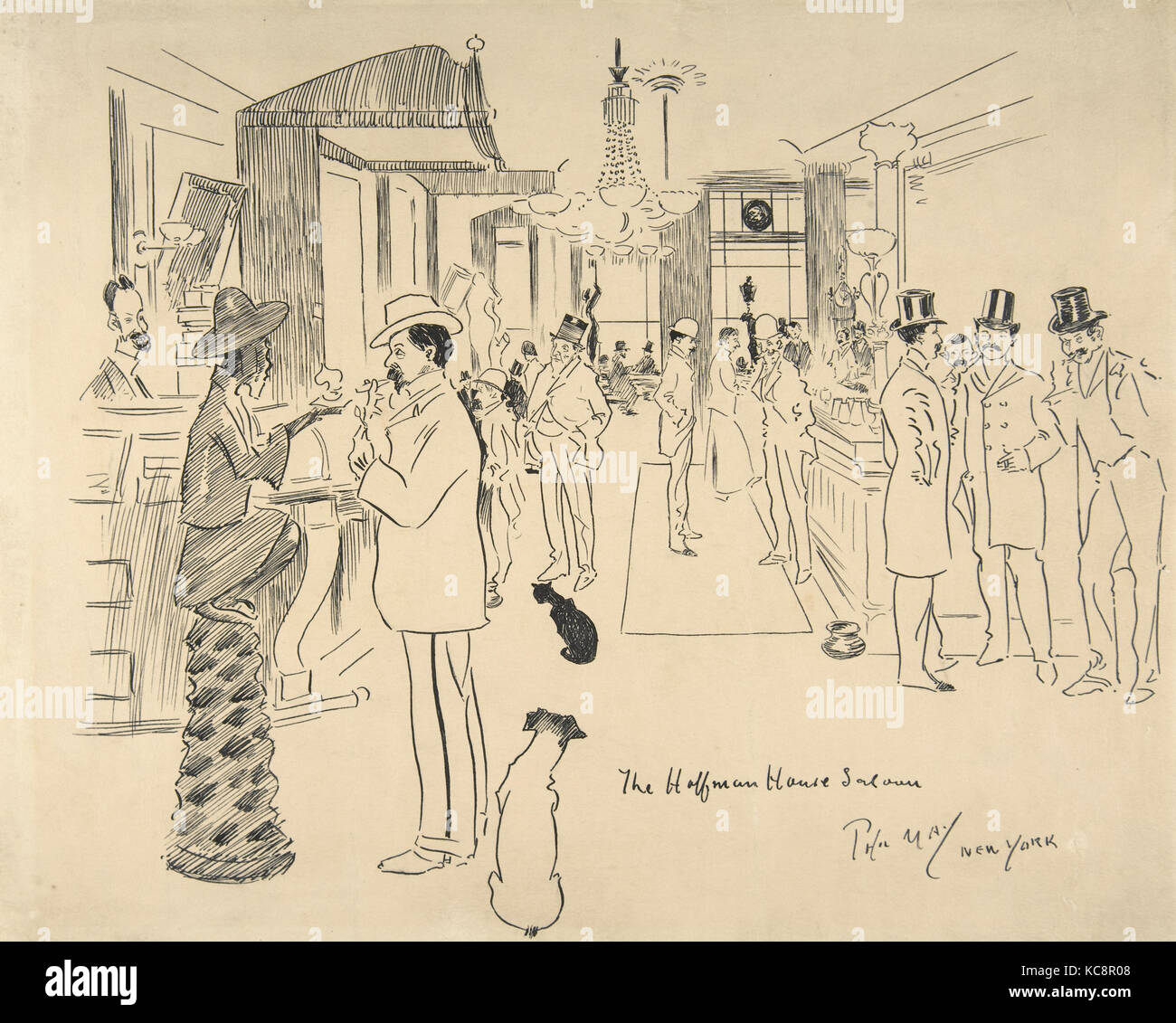 Die Hoffman Haus Limousine, 1885-1903, Stift und Tinte schwarz, Blatt: 9 15/16 x 12 3/16 in. (25,2 x 31 cm), Zeichnungen, Phil (Britische Stockfoto