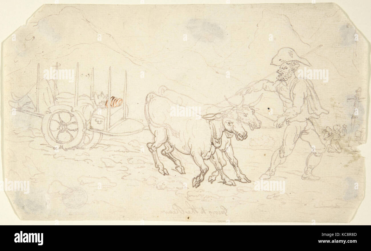 Gehen krank nach Hinten, Thomas Rowlandson, Ca. 1815 Stockfoto