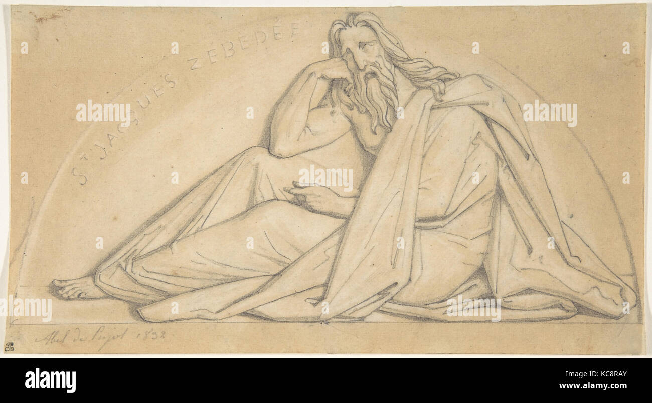Der Apostel Johannes, für die Kirche von St. Vaast in Arras, Denis Alexandre Abel de Pujol, 1832 Stockfoto