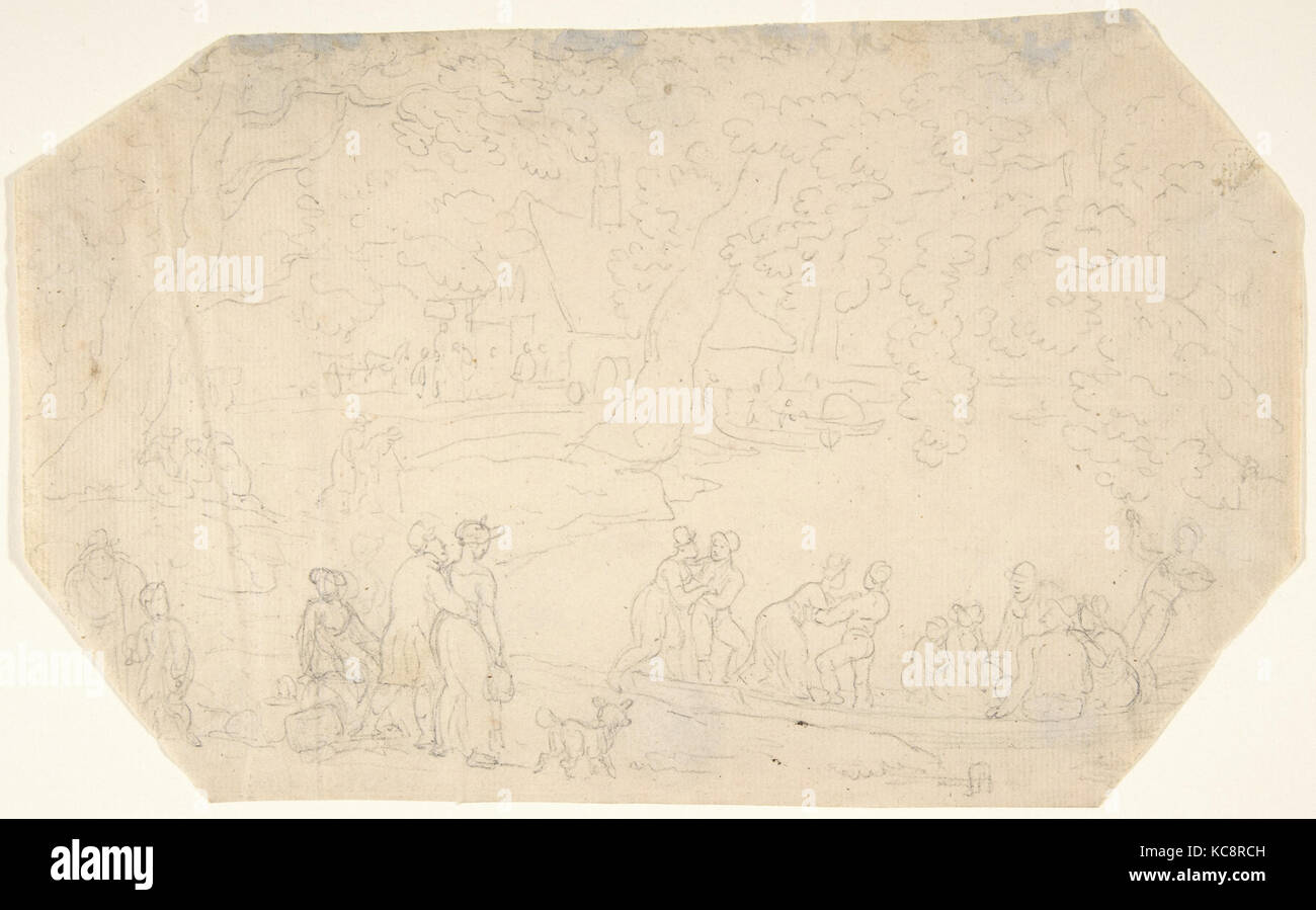 "Der Soziale Tag" aus der "Welt der Miniatur", Thomas Rowlandson, 1775 - 1827 Stockfoto