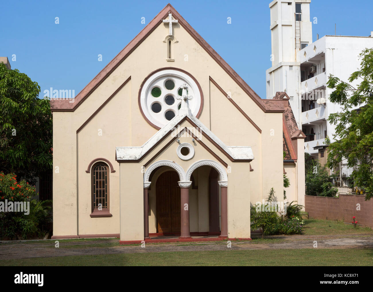 Niederländisch-Reformierte Kirche, Bambalapitiya, Colombo, Sri Lanka Stockfoto