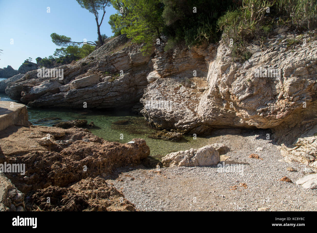 Strand von Mallorca, Spanien Stockfoto