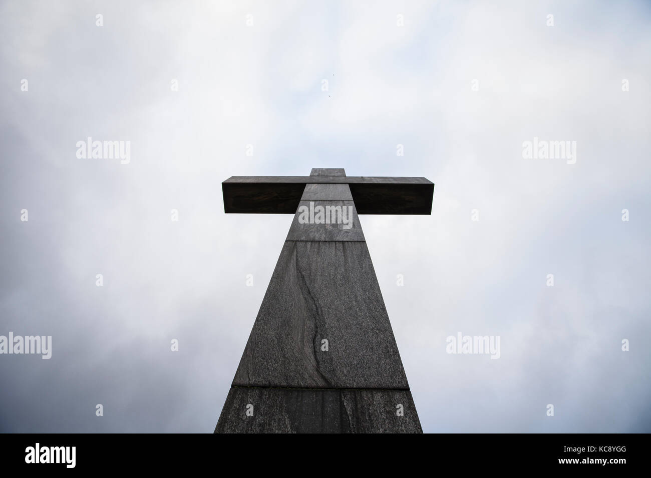 Skogskyrkogården / Der Waldfriedhof Stockfoto