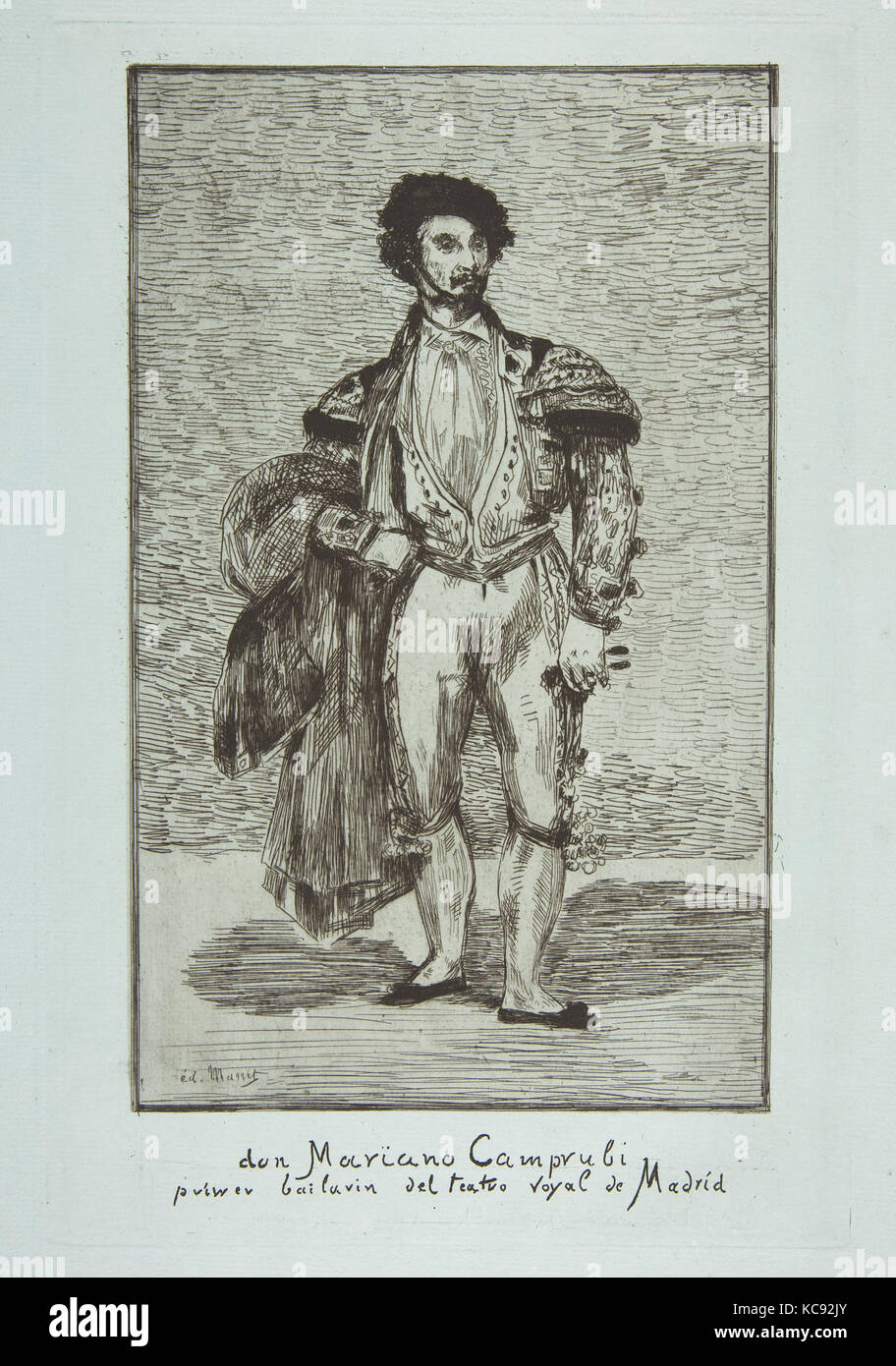 Don Mariano Baïlarin Camprubi (Le), Édouard Manet, 1862 - 63 Stockfoto