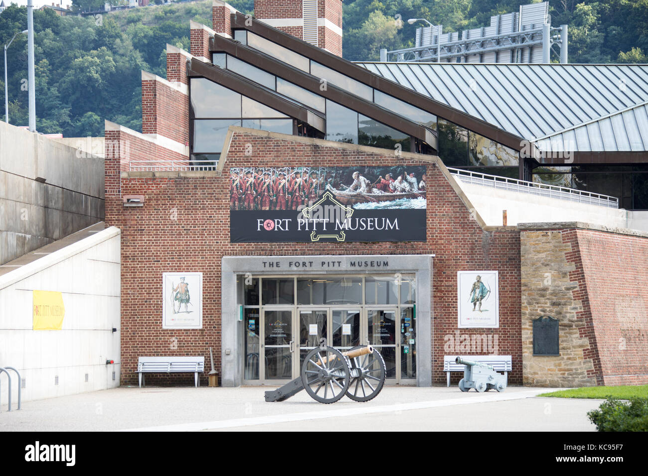 Das Fort Pitt Museum,, Point State Park, Pittsburgh, PA, USA Stockfoto