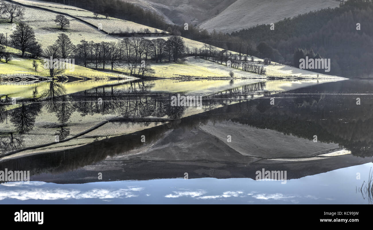 Ladybower Reflexionen Stockfoto