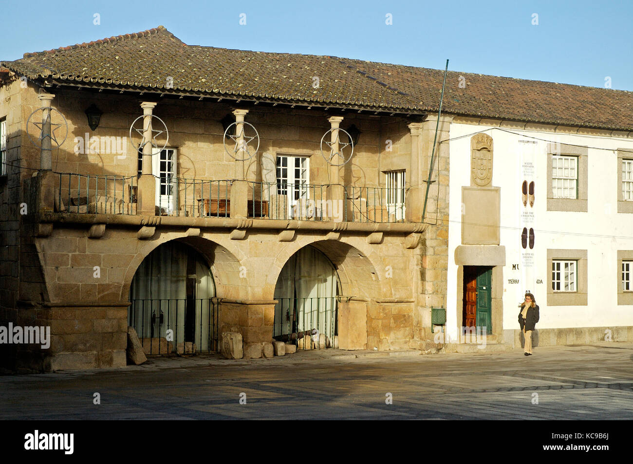 Terra de Miranda Museum, ein Gebäude aus dem 17. Jahrhundert. Miranda do Douro. Trás-os-Montes, Portugal Stockfoto